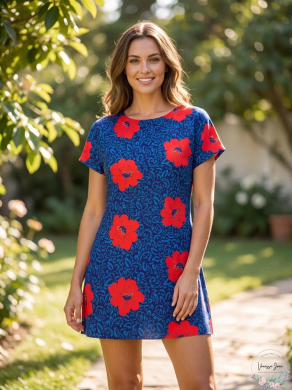 Kono New York Vintage Floral Dress, Size 3/4